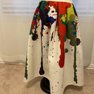 Paint Splatter Skirt